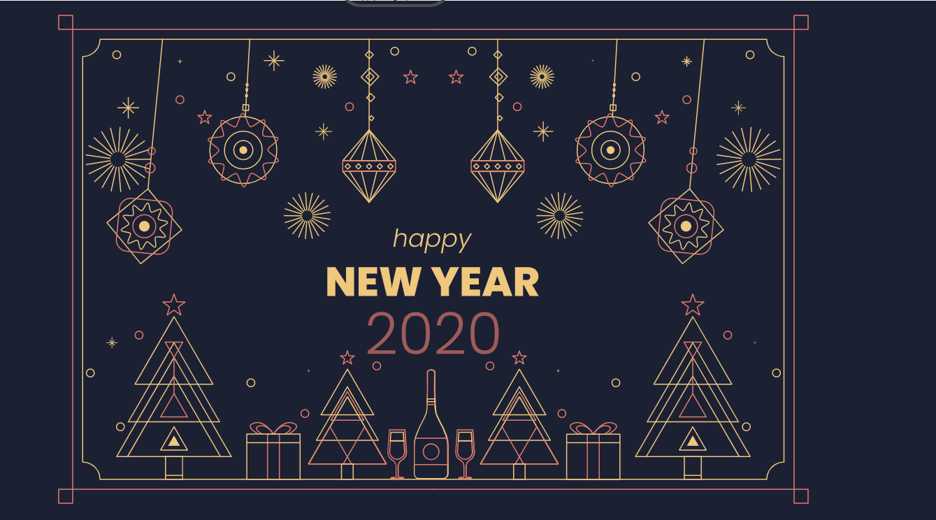 htm/css/js 实现2020年文字动画 happy new year 2020 cid1042 -代码设计 – 网页前端期末作业 ...